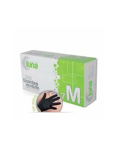 GUANTES NITRILO NEGRO