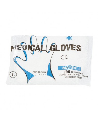 GUANTES PLÁSTICO DESECHABLE 100 UNIDADES