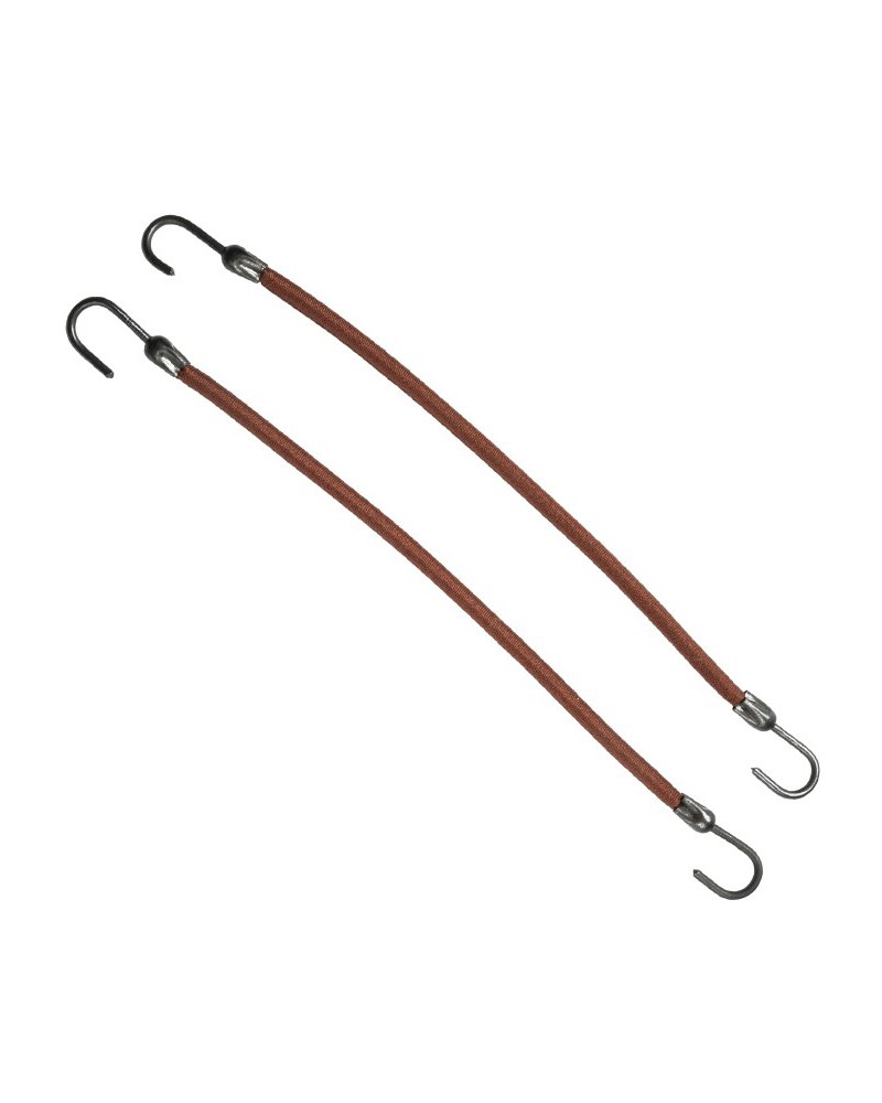 CART.12 GOMAS C/GANCHO MARRON 0637