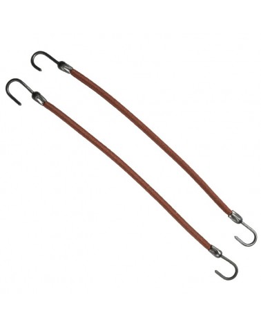 CART.12 GOMAS C/GANCHO MARRON 0637