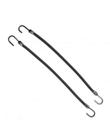 CART.12 GOMAS C/GANCHO NEGRA 0658
