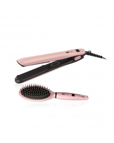 LBR KIT PLANCHA PELO + CEPILLO MYGIFT